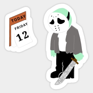 Friday The 12th Sticker